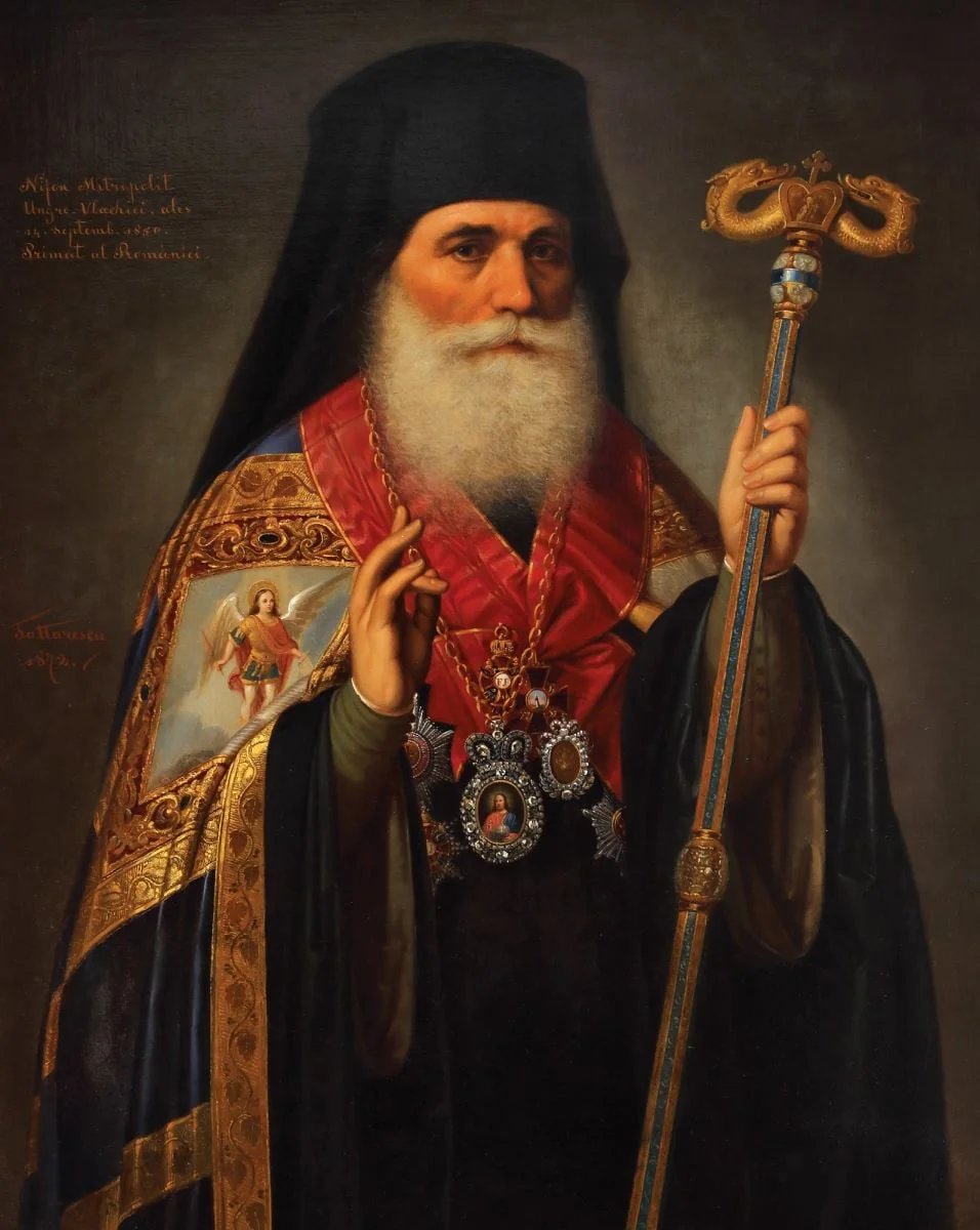 Nifon Mitropolitul Primat al Ungro-Vlahiei, by Gheorghe Tattarescu, unspecified, 1872