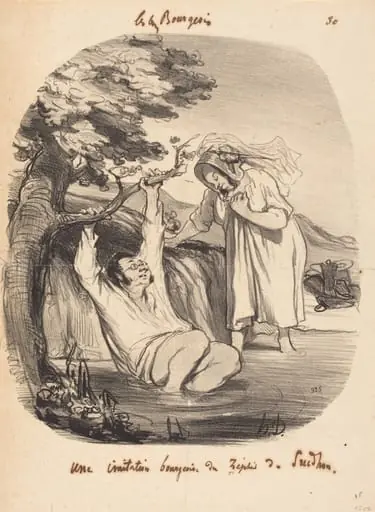 Une Imitation bourgeoise du Zéphir de Prudhon