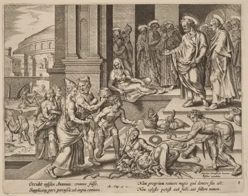 The Deaths of Ananias and Sapphira