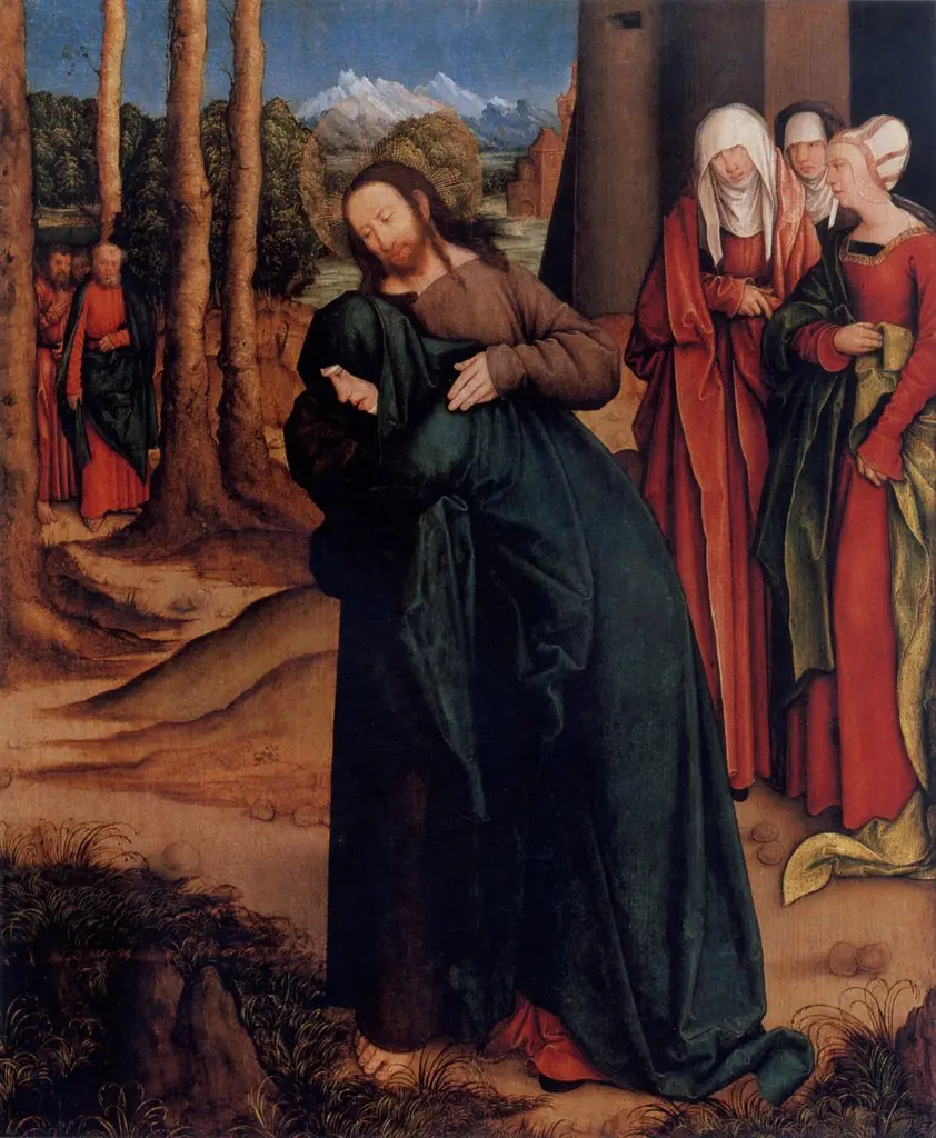 Christ taking leave of his Mother