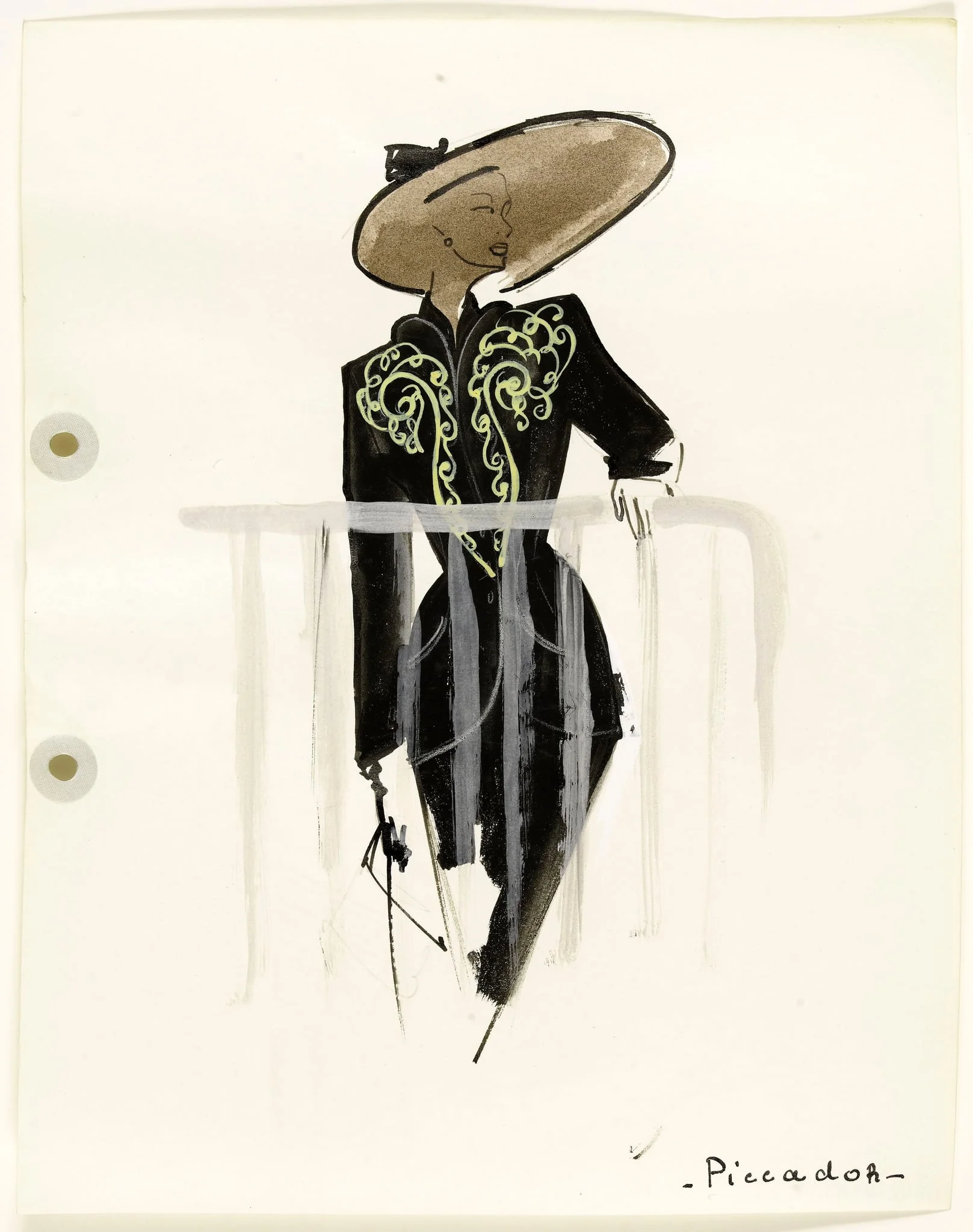 'Piccador', by Marie-Louise Carven, 1951