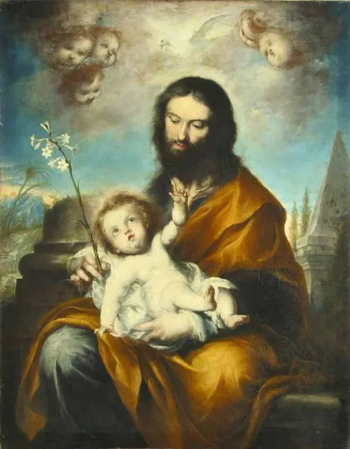 St Joseph with the Infant Christ