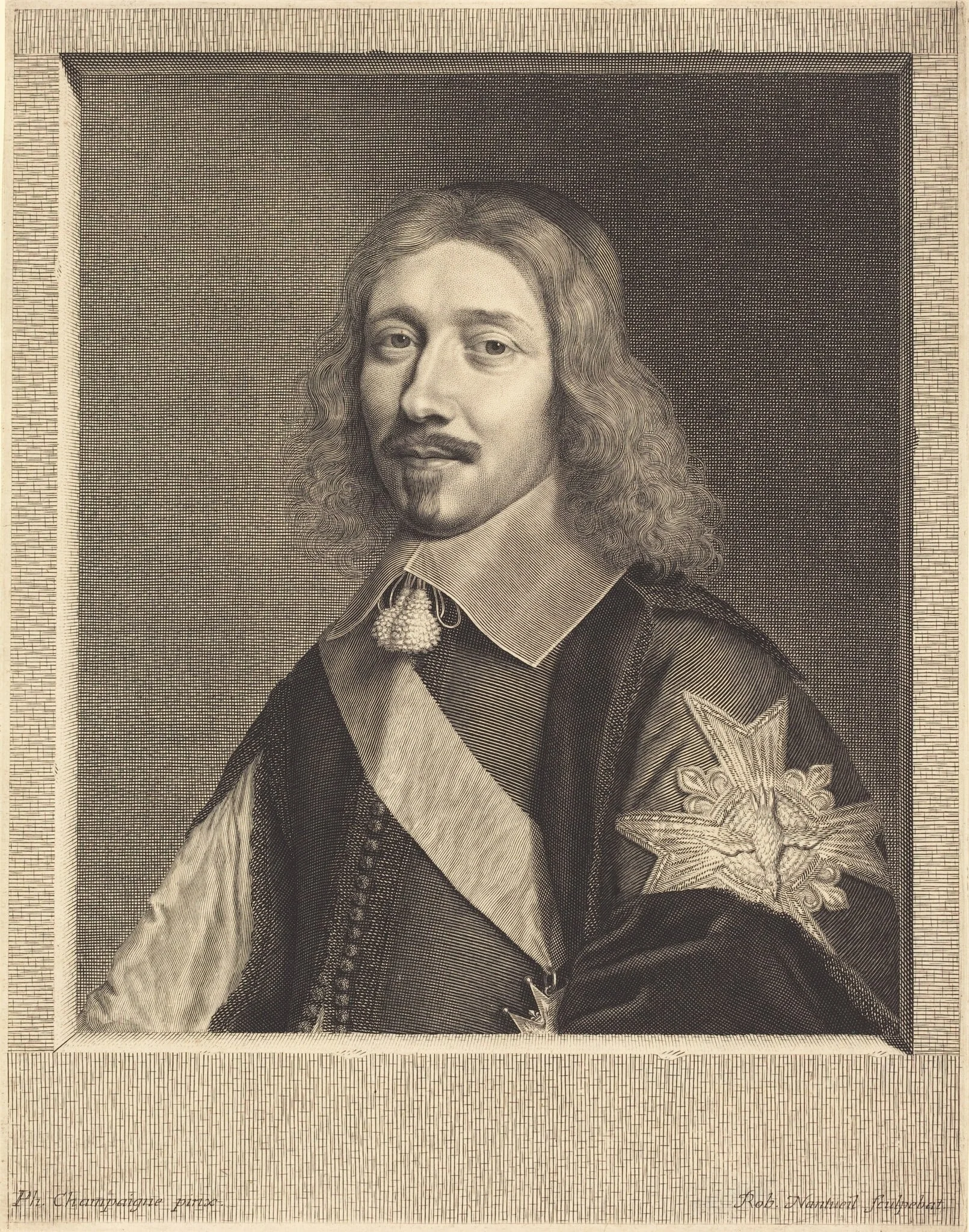 Chancellor Michel Le Tellier, by Robert Nanteuil, ink, 1653
