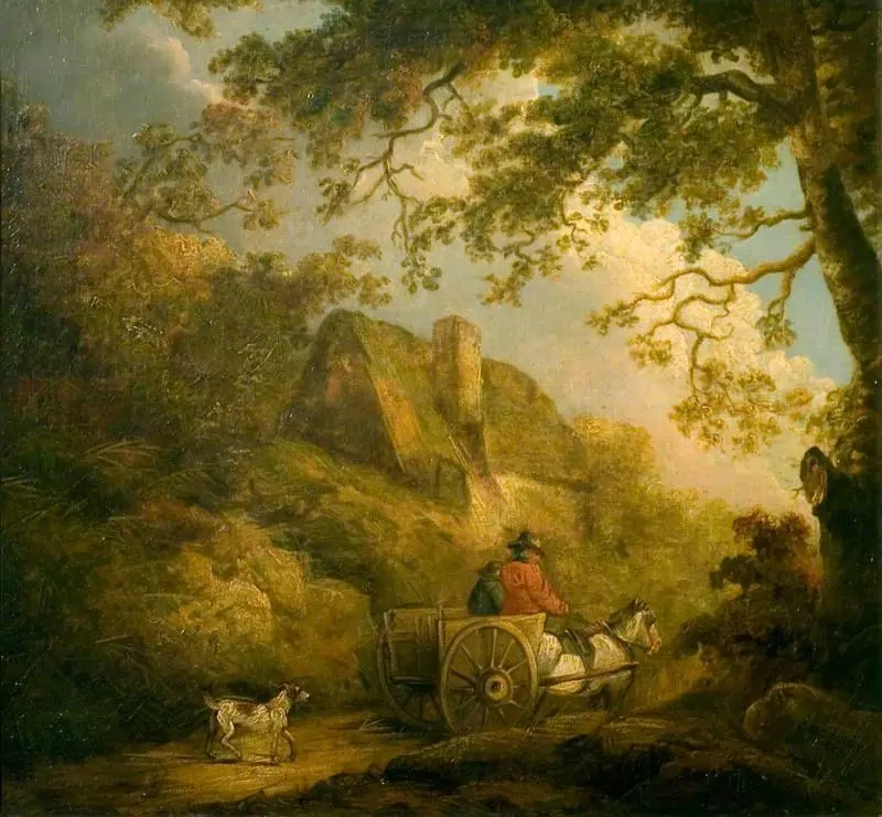 Landscape and a Cottage
