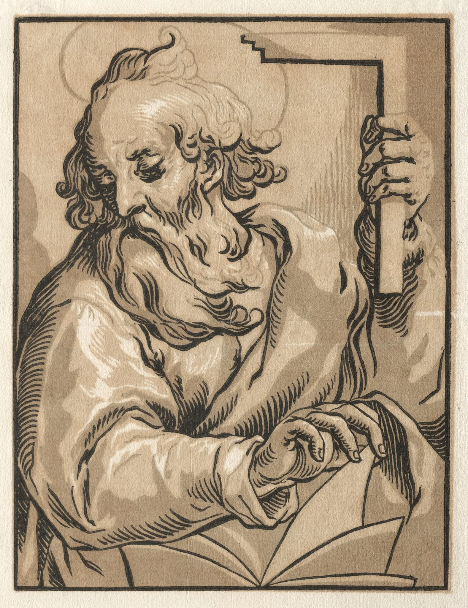 Christ and the Apostles: St. Thomas  (with the Square)