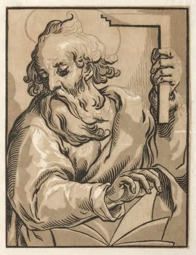 Christ and the Apostles: St. Thomas  (with the Square)