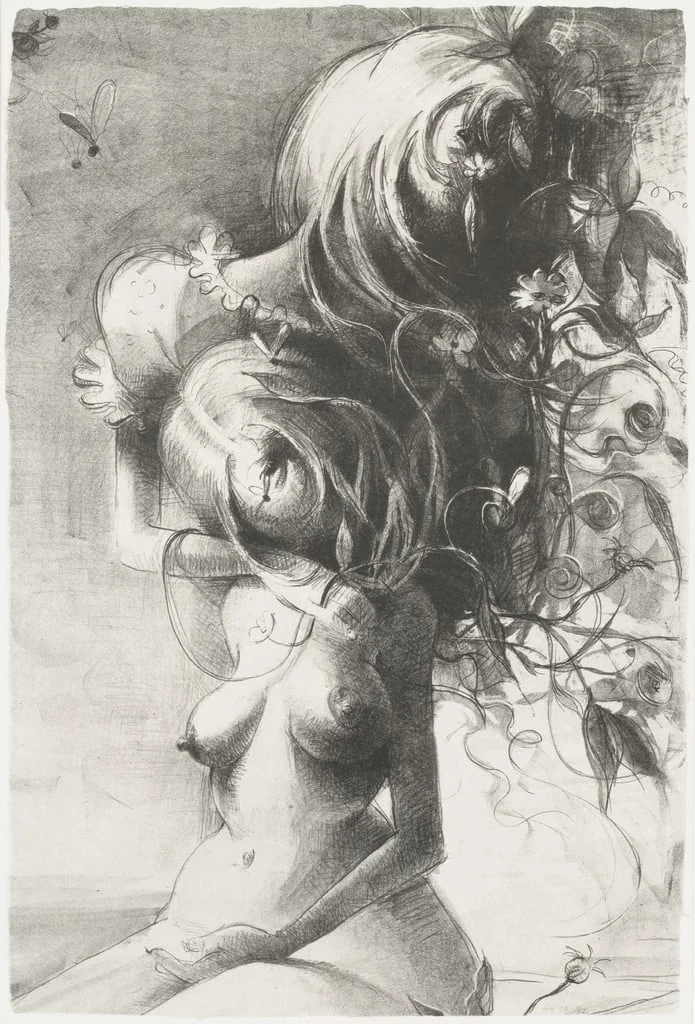 Untitled, by Lisa Yuskavage, ink, 2006