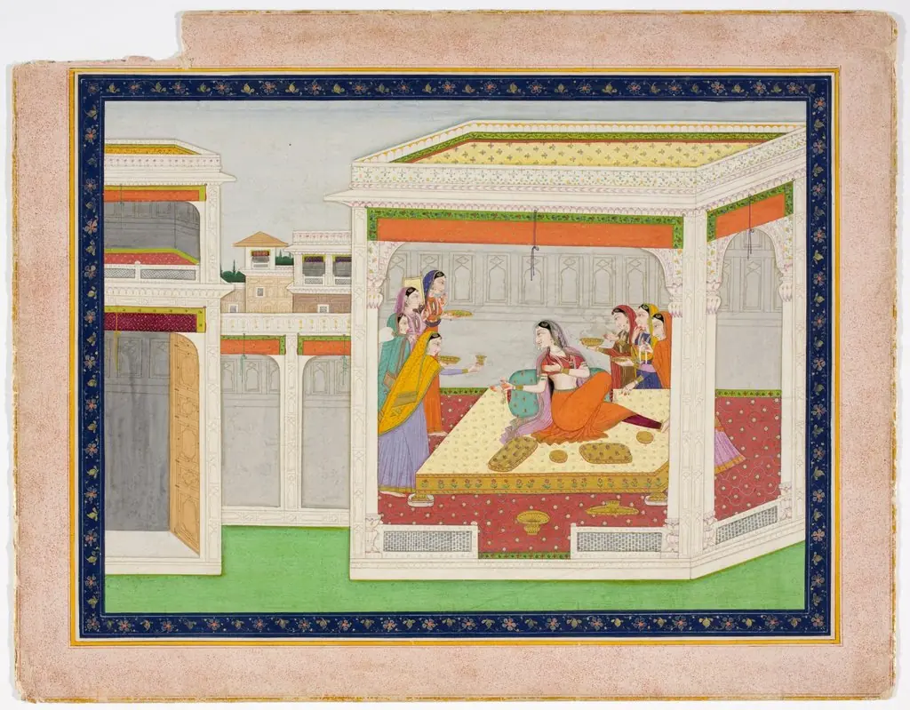 Princess Served by Female Attendants