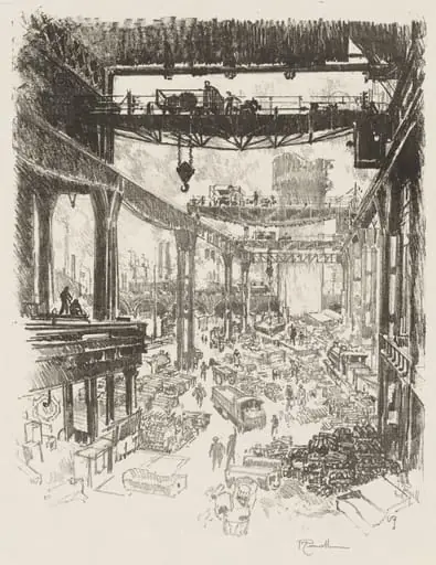 English War Work:  The Great Tower, Pig Iron