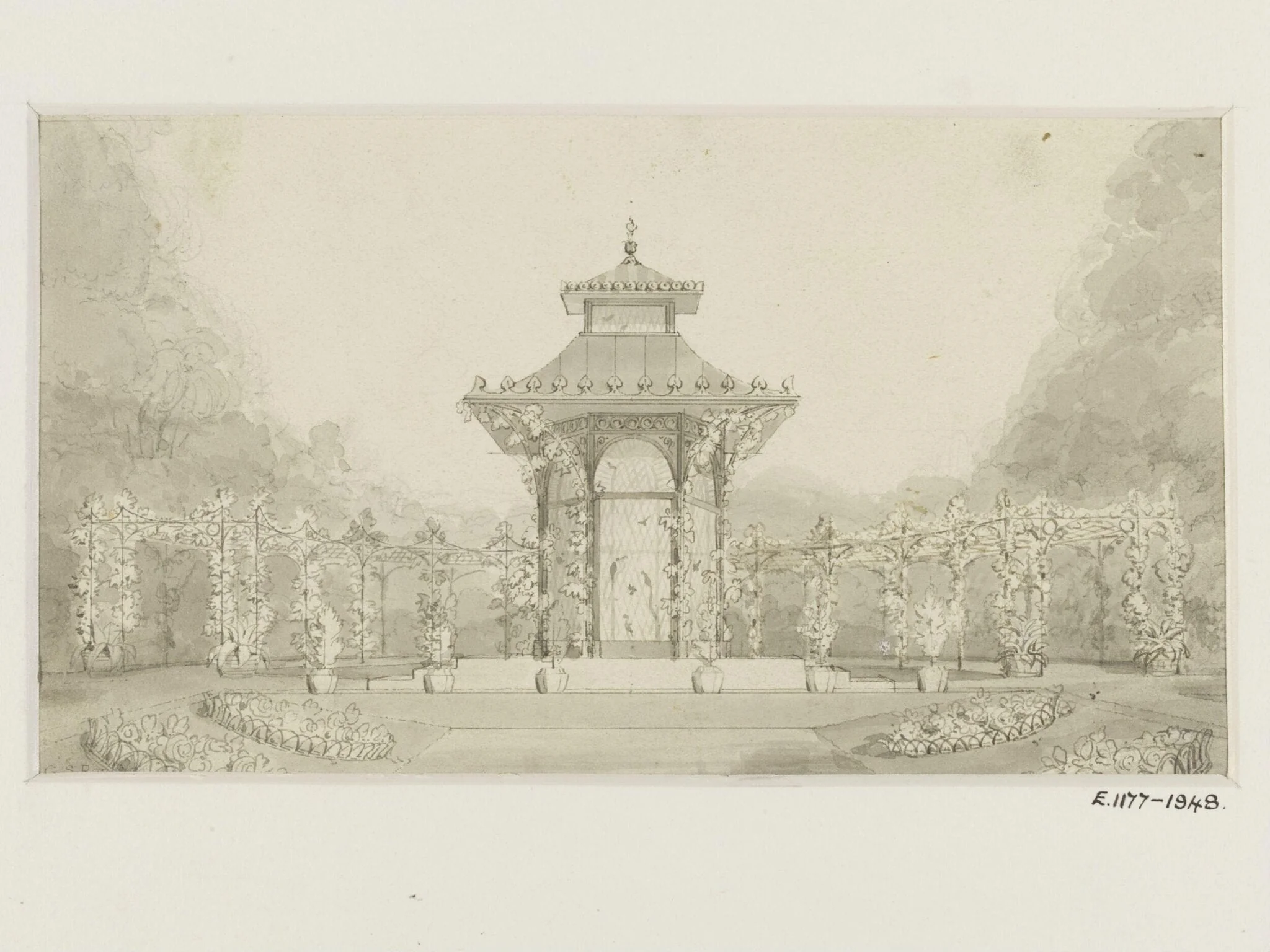 Repton for Ackermann's Repository, by George Stanley Repton, 1805