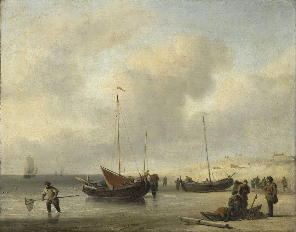 Fishing boats on the beach
