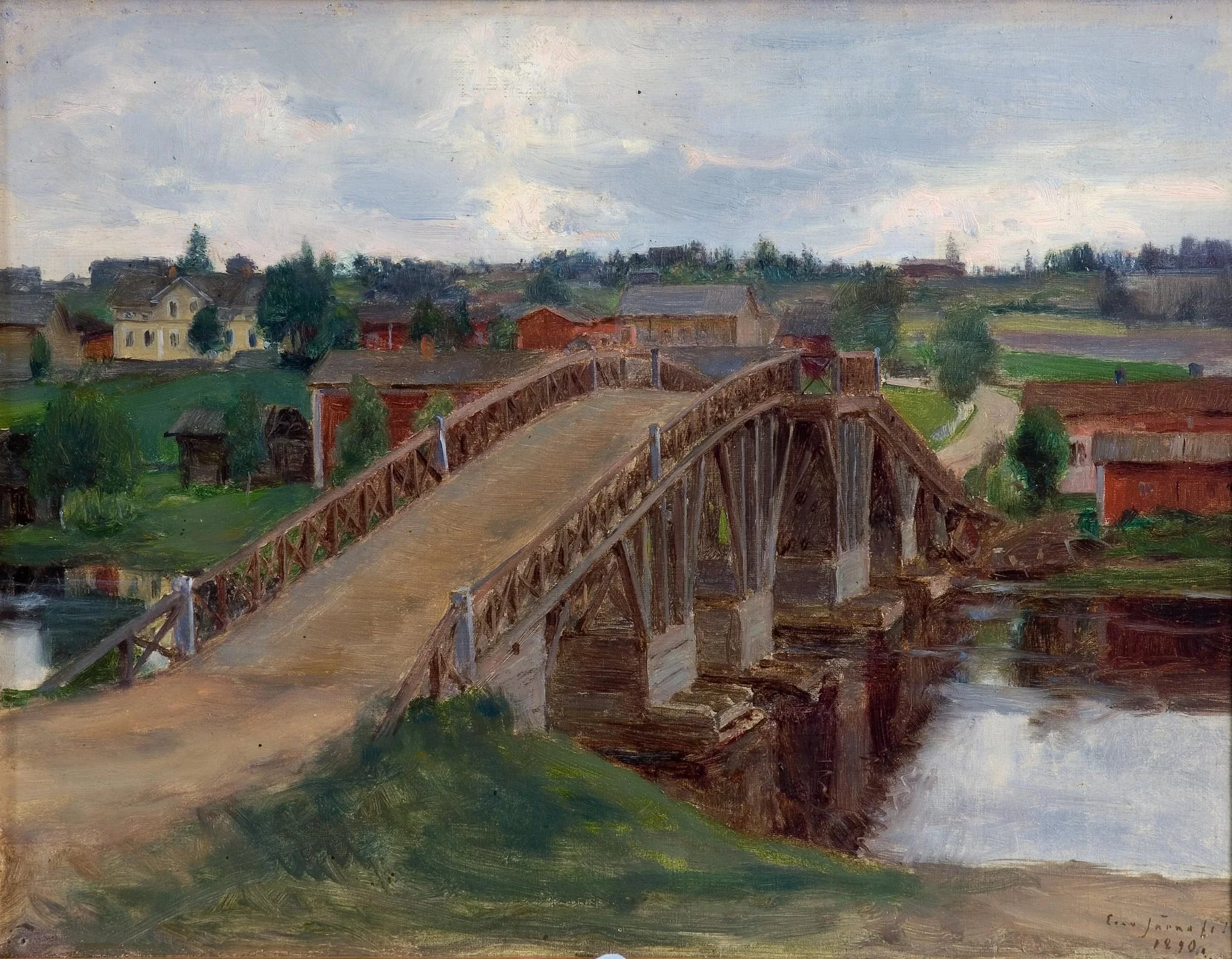 Silta (Karjalohja/Lohja), by Eero Järnefelt, 1910