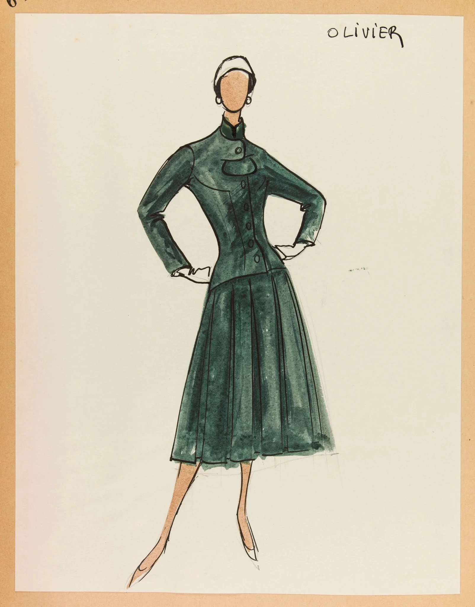 Olivier, by Marie-Louise Carven, 1955