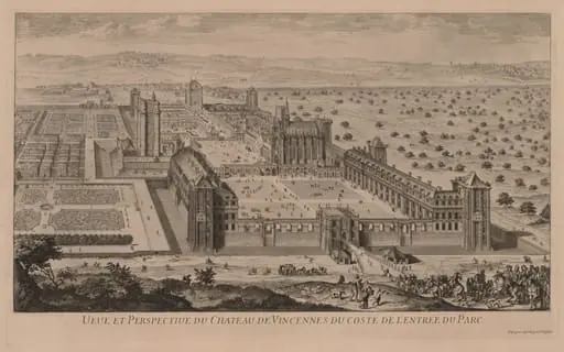 Perspective of Château of Vincennes