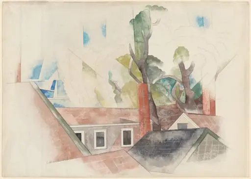 Rooftops and Trees