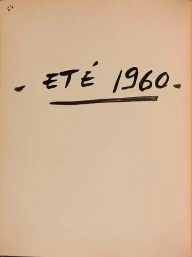 Eté 1960