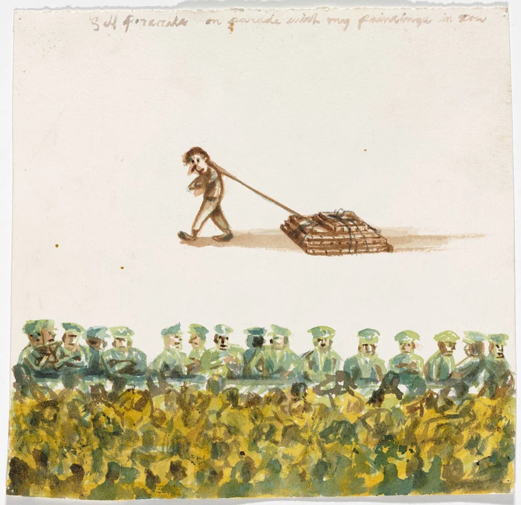 Untitled, by Nicole Eisenman, ink, 1993