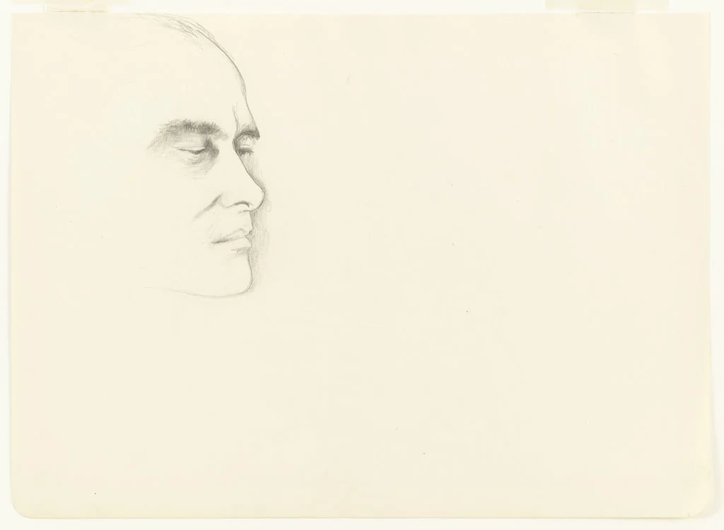 Untitled, by Hedda Sterne, graphite, 1950