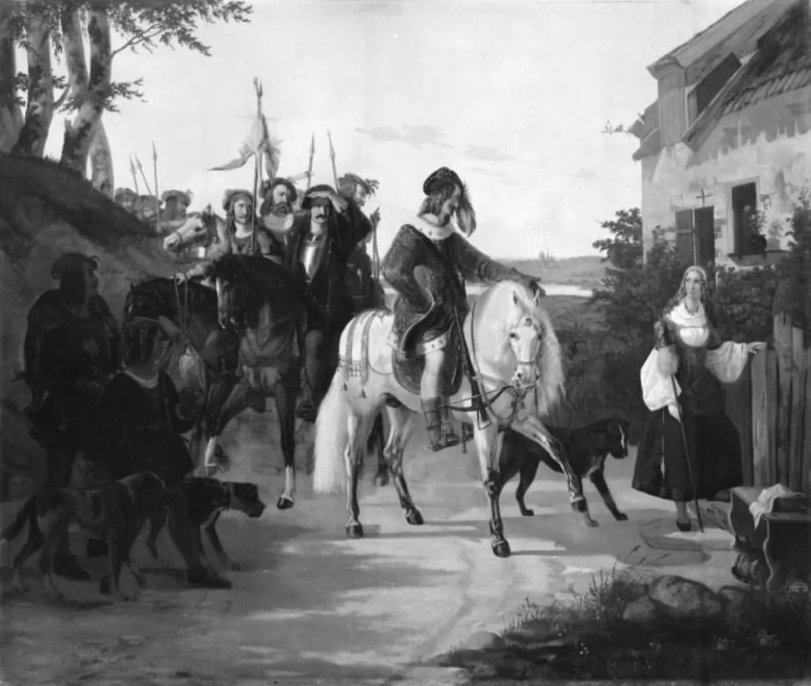 Kong Valdemar sætter Liden Else på prøve, by Unknown, 1838