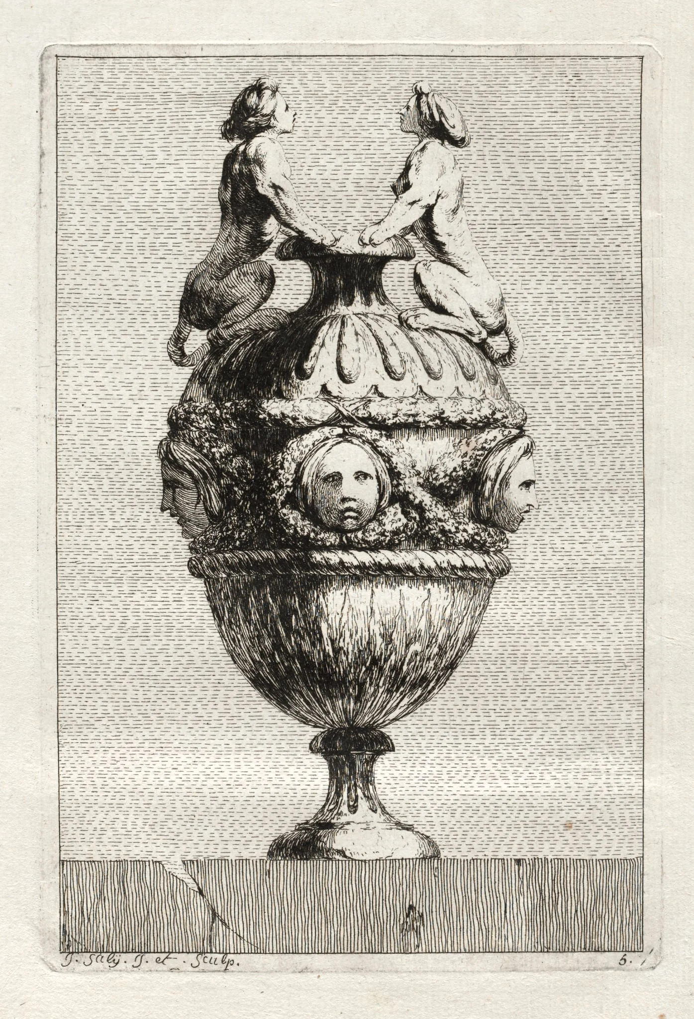 Suite of Vases:  Plate 5