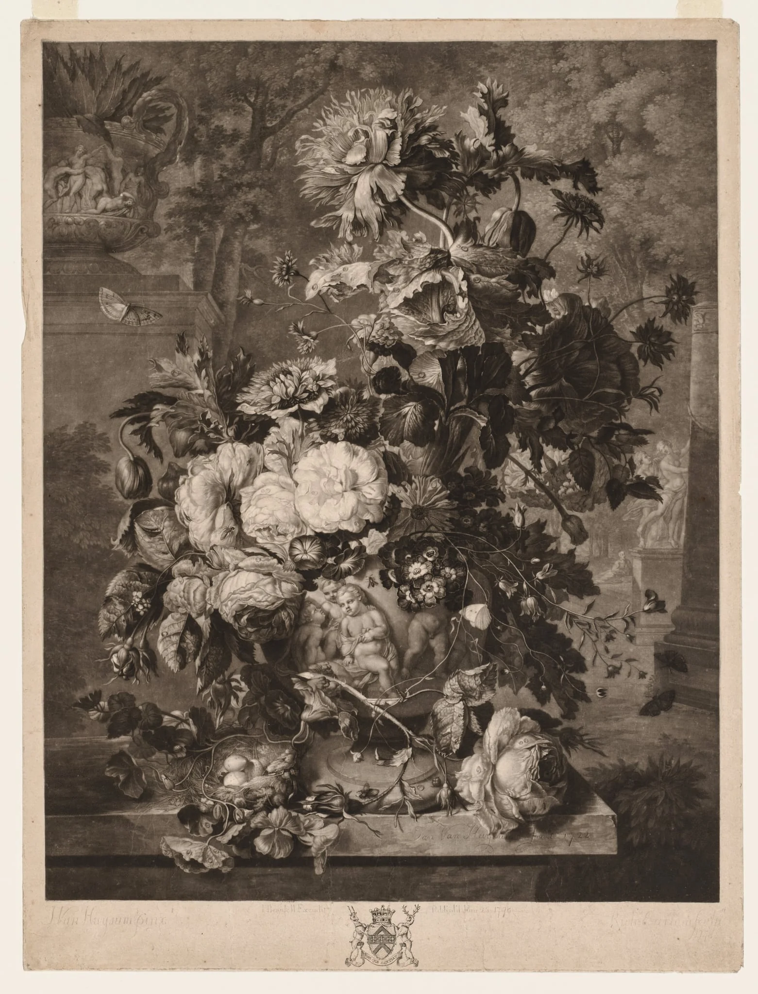 A Flower Piece, by Richard Earlom, 1778