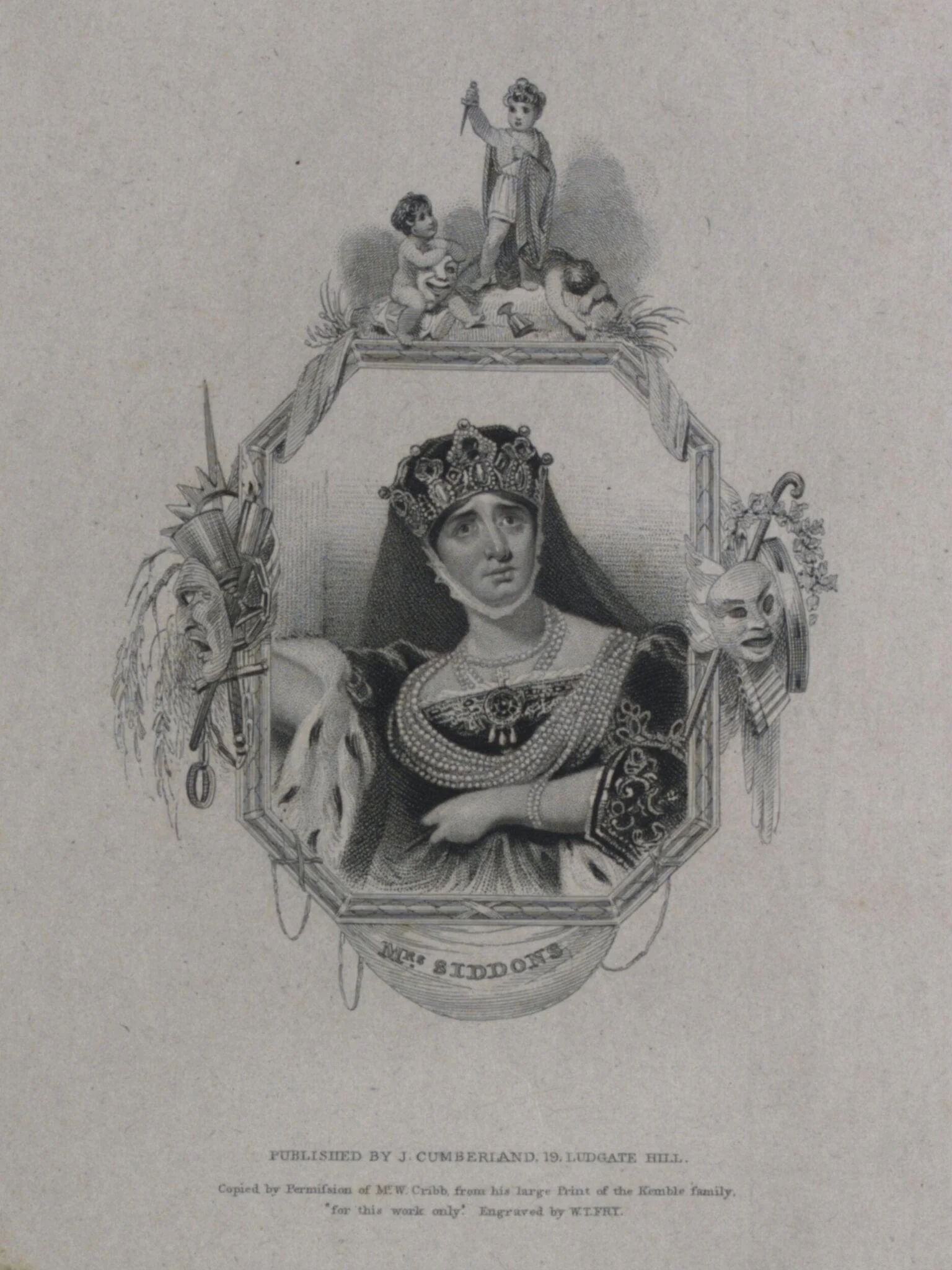 H Beard Print Collection, by W. Cribb, 1850
