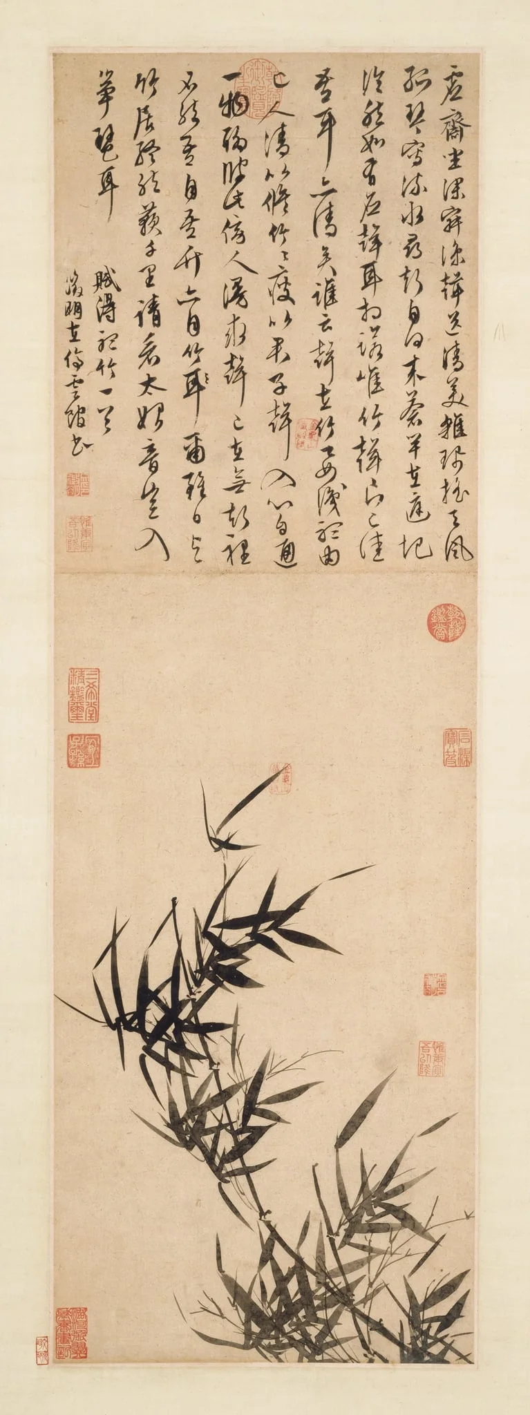 Listening to the Bamboo, by Wen Zhengming, unspecified, 1530