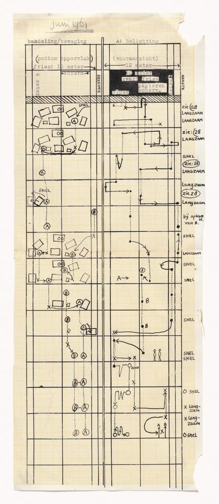 Untitled, by Willem de Ridder, graphite, 1961