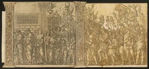 The Triumph of Julius Caesar [no.7 and 8 plus 2 columns]