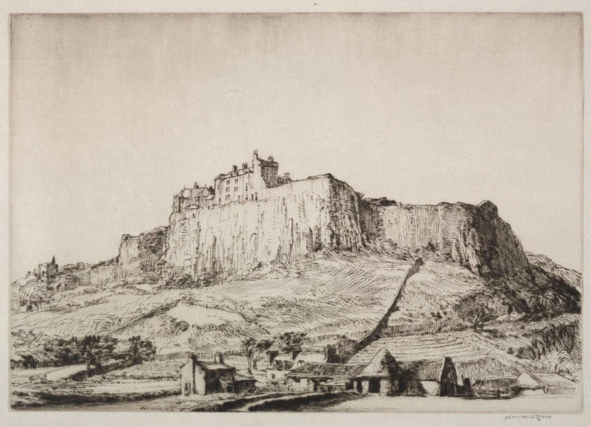 Stirling Castle, No. 2, by Muirhead Bone, 1909