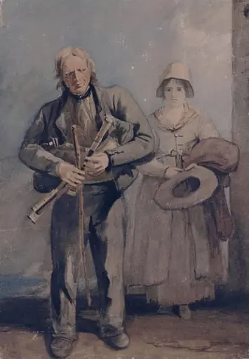Blind Bagpipe Player