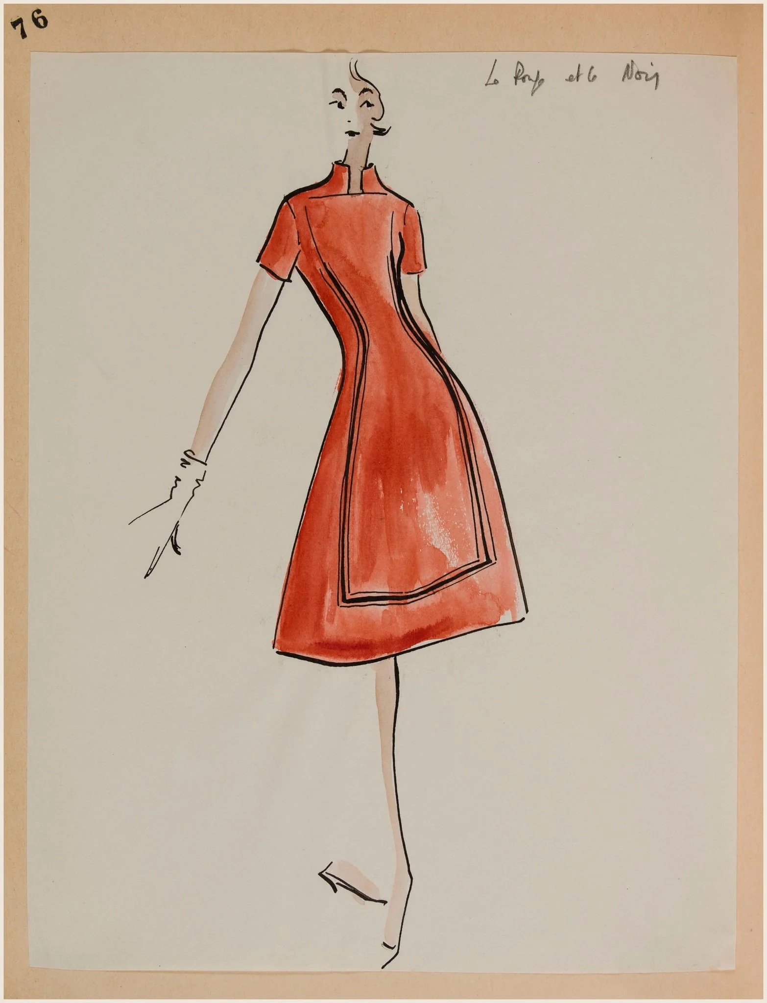 Le rouge et le noir, by Marie-Louise Carven, 1958