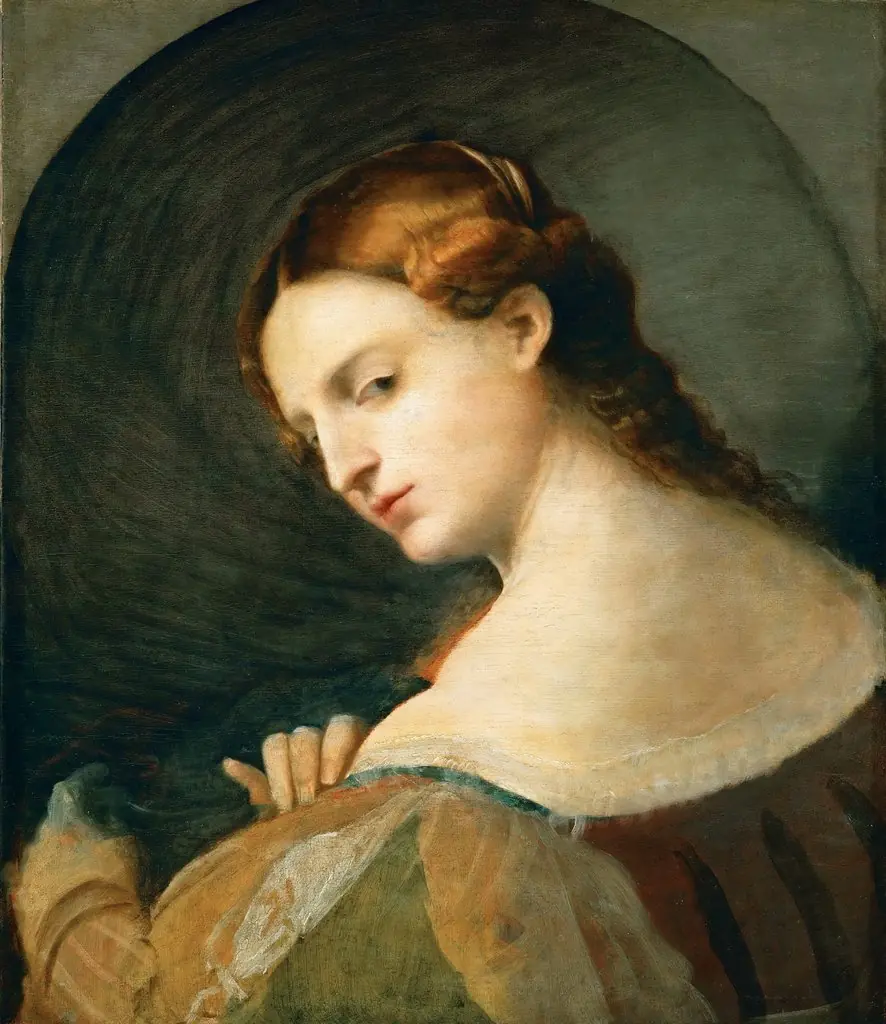 Young Woman in Profile