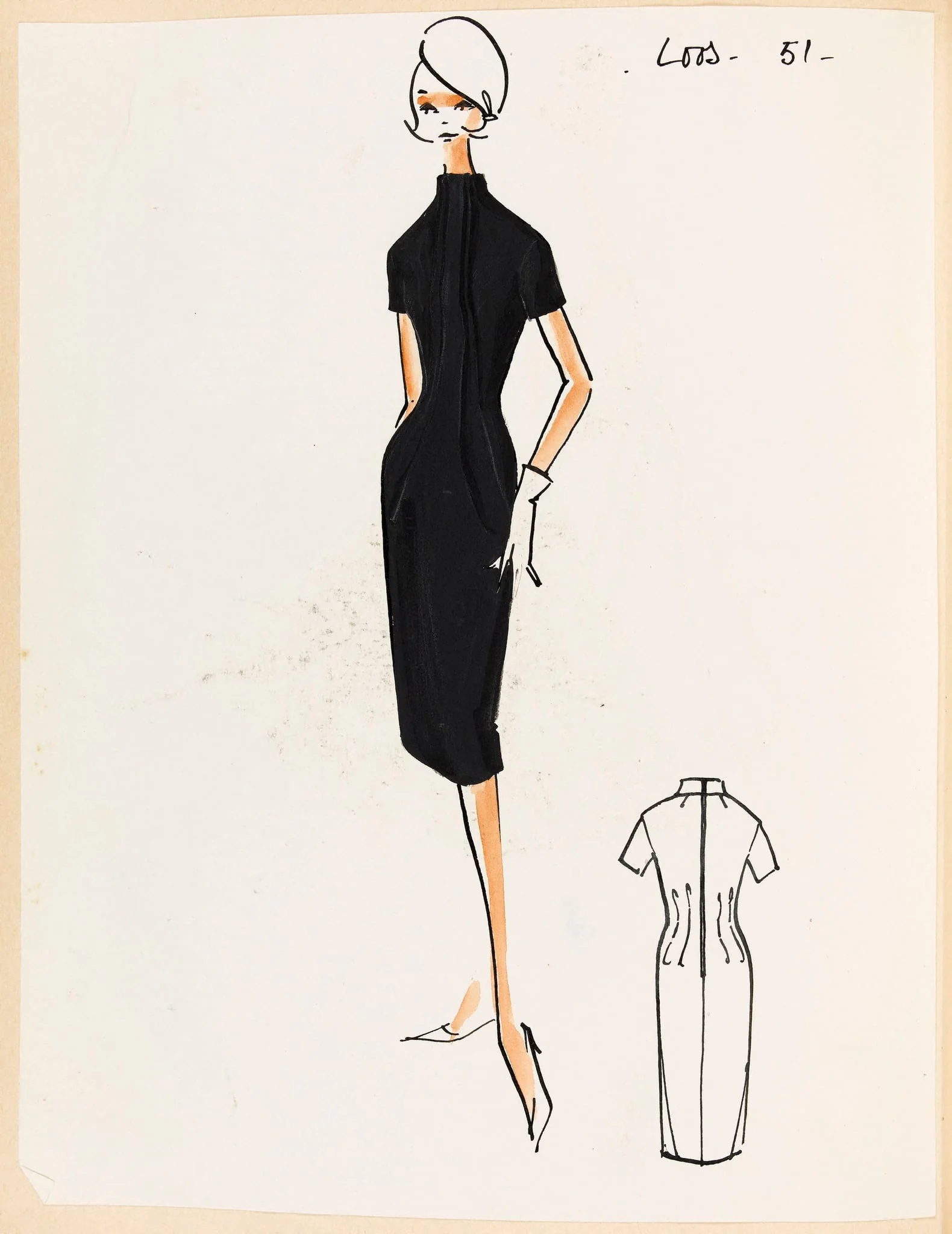 Laos, by Carven, 1959