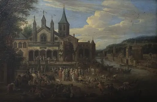 Vor dem Kloster