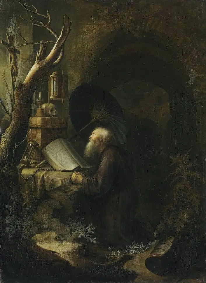 Praying hermit