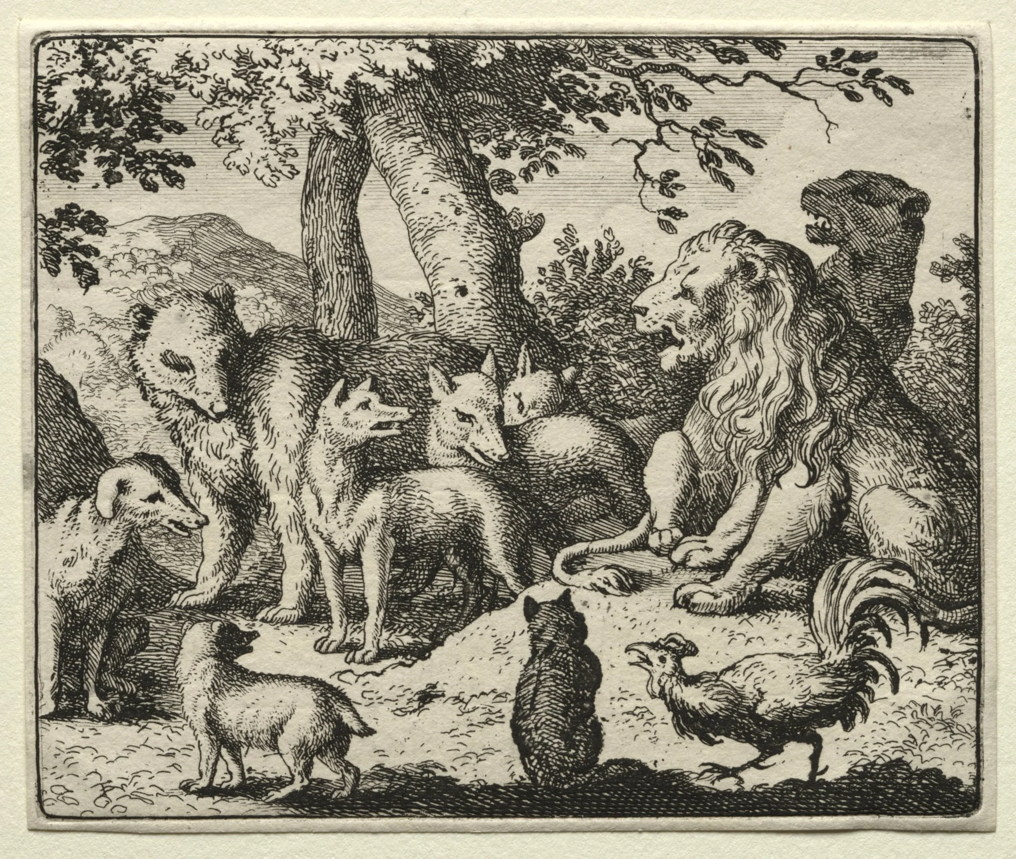 Reynard the Fox:  Reynard Exonerates Himself, by Allart van Everdingen, 1662