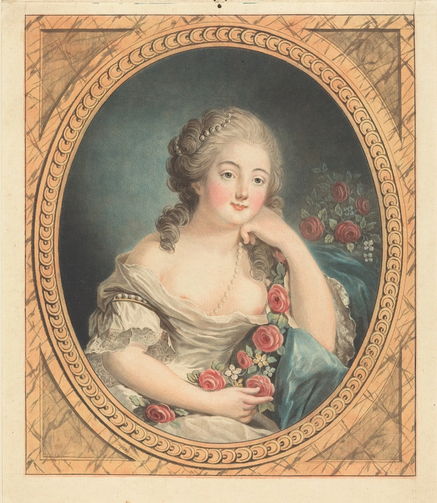 L'agreable neglige, by Jean-François Janinet, ink, 1779