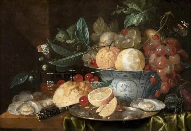 Still Life with Fruit and Oysters