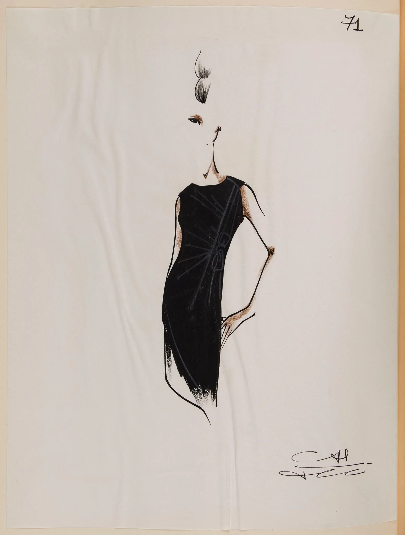 Sans titre, by Carven, 1963