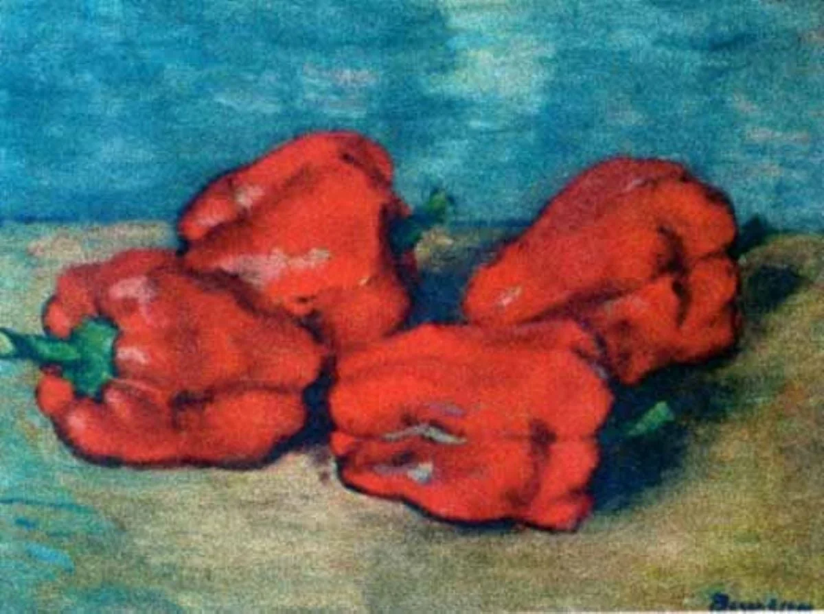 Ardei roșii, by Marius Bunescu, unspecified, 1940