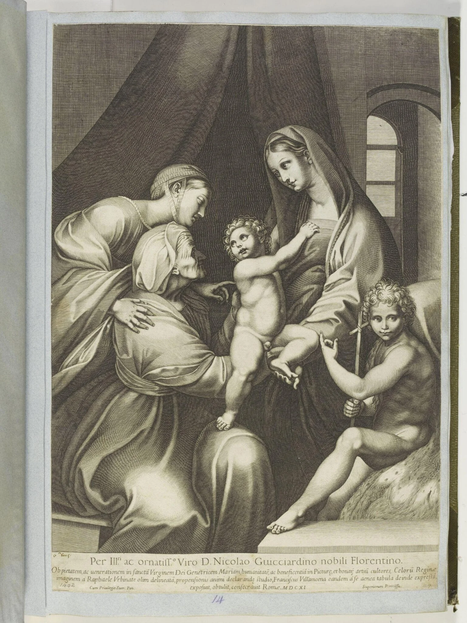 Untitled, by Francesco Villamena, 1650