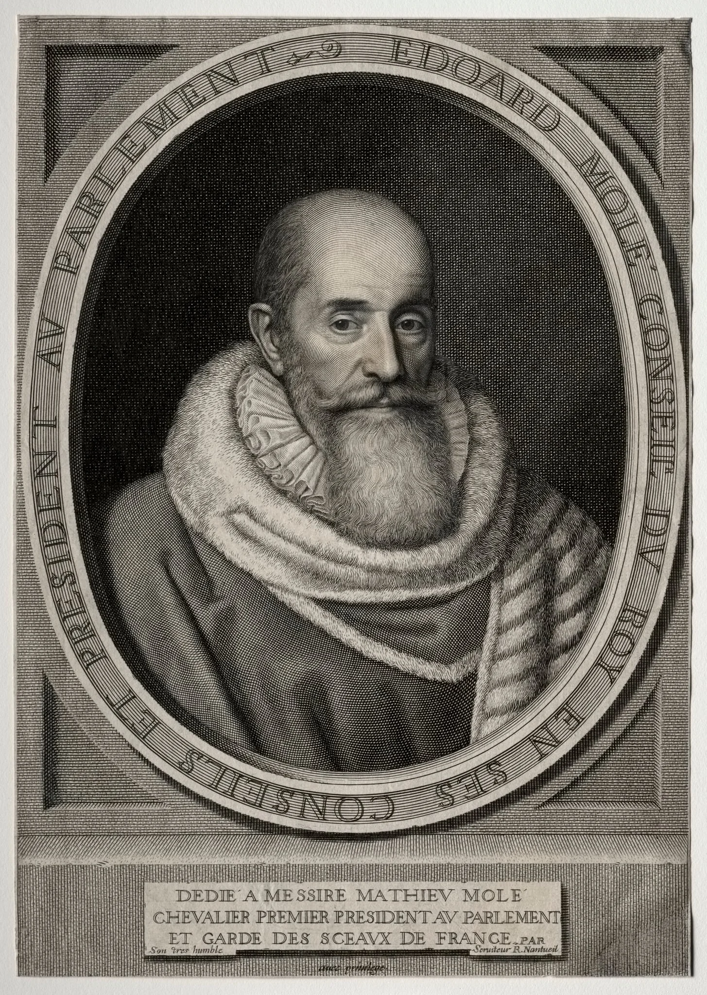 Edouard Molé, by Robert Nanteuil, 1653