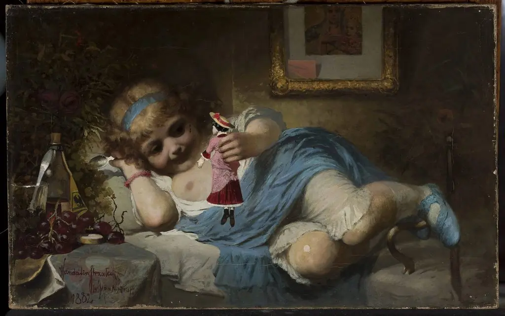 Girl with a doll – Convalescent