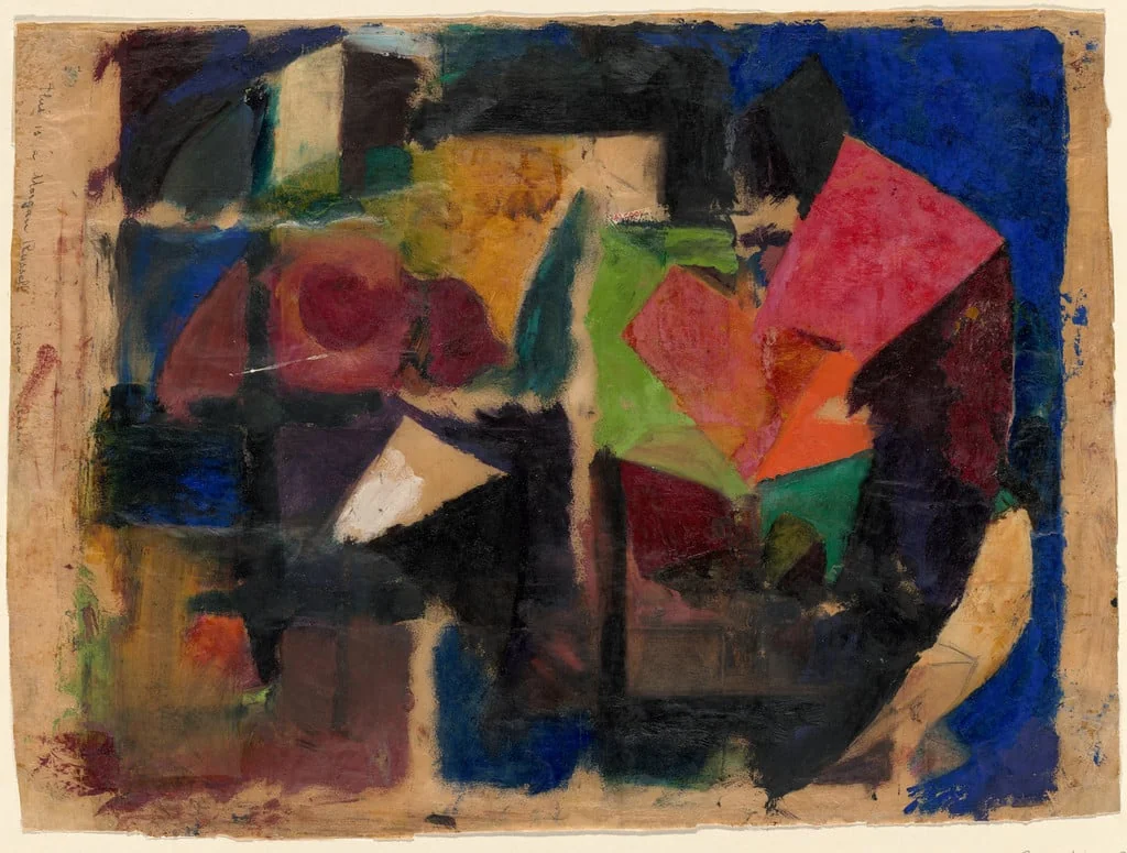 Untitled, by Morgan Russell, oil, 1922