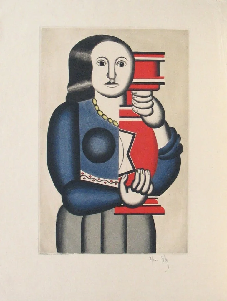 Untitled, by Fernand Léger Jacques Villon, ink, 1928