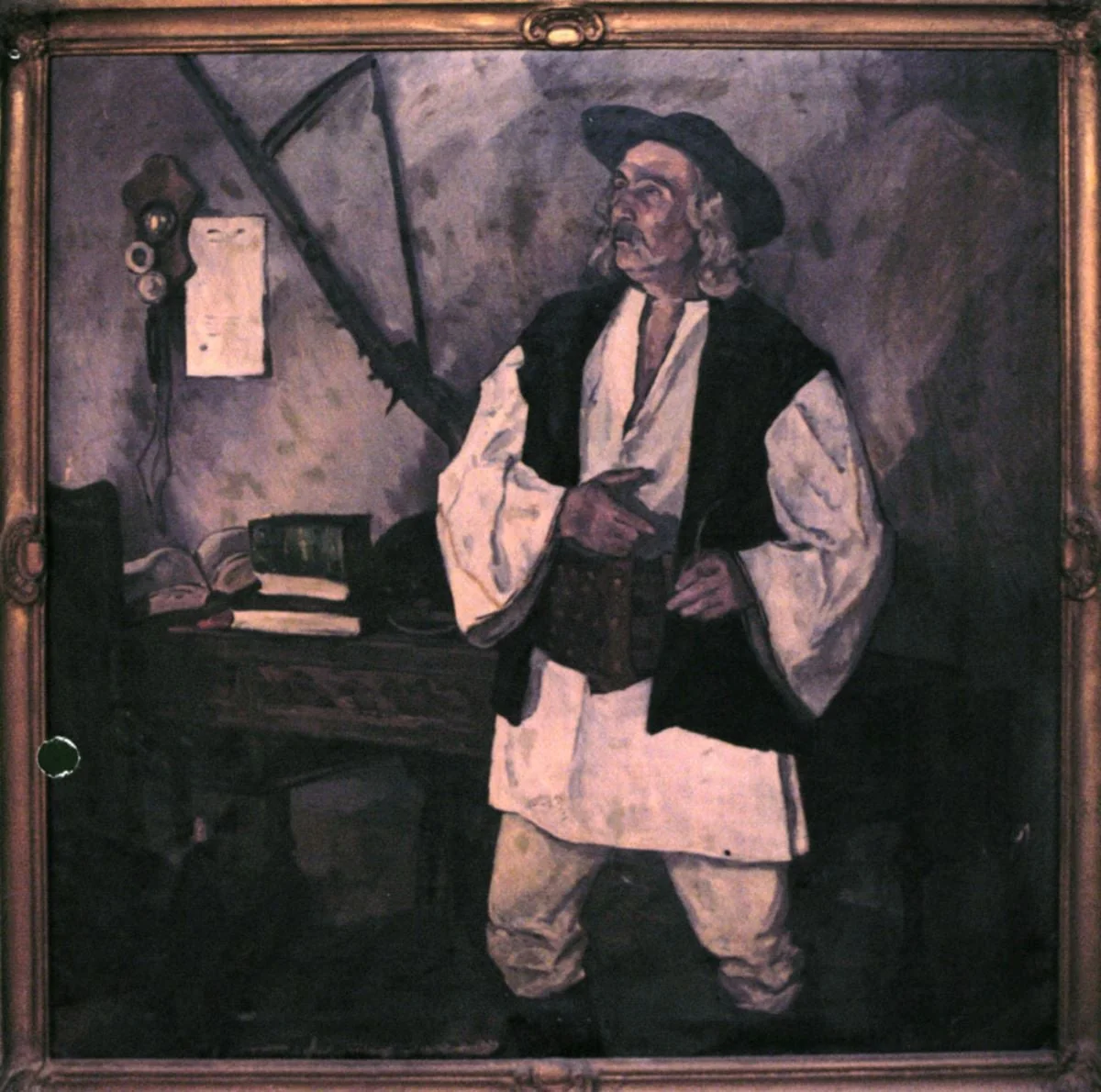 Ion Petrescu în Borza din „Domnul notar” de Octavian Goga, by Ion Theodorescu-Sion, unspecified, 1914