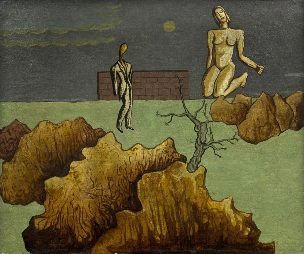 Compoziție suprarealistă cu nud, by Victor Brauner, unspecified, 1929