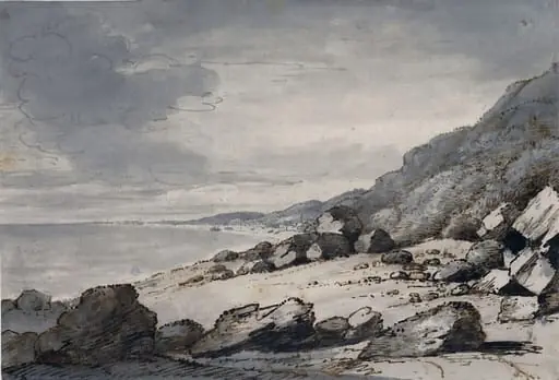 A Coast Scene at Lyme Regis