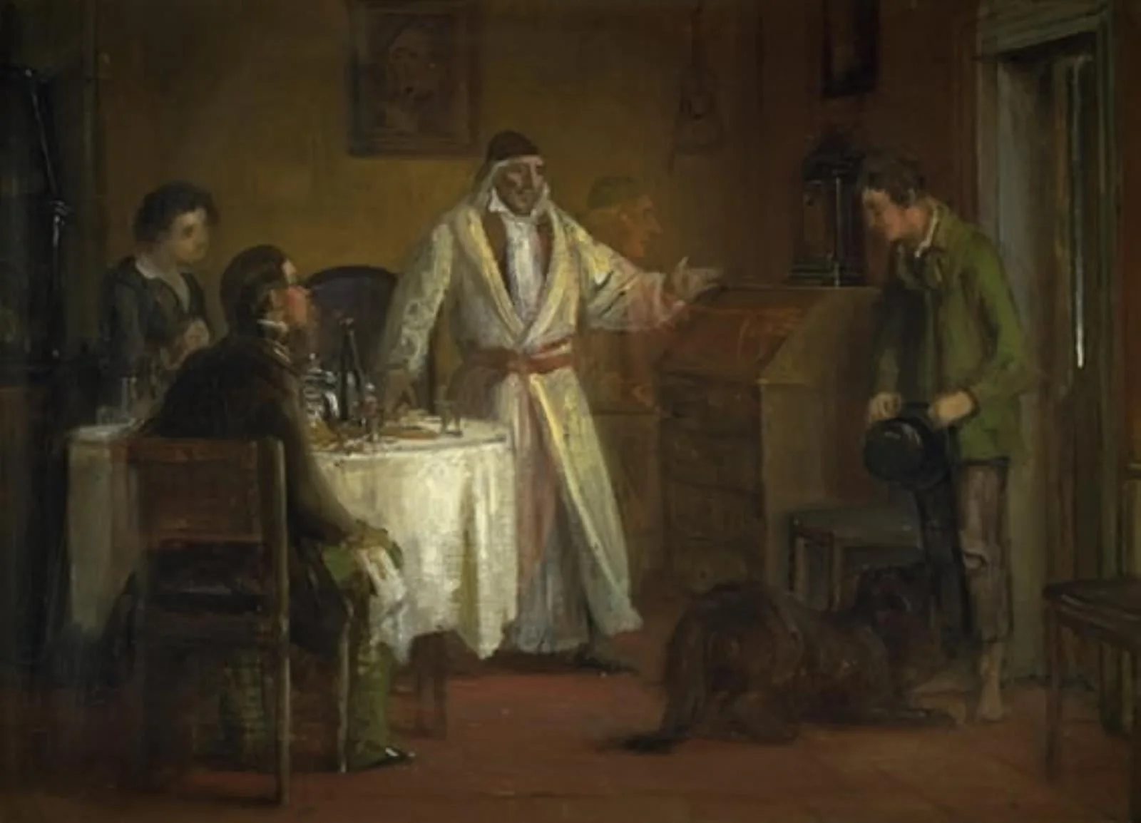 Den fortabte søns hjemkomst, by Unknown, 1850